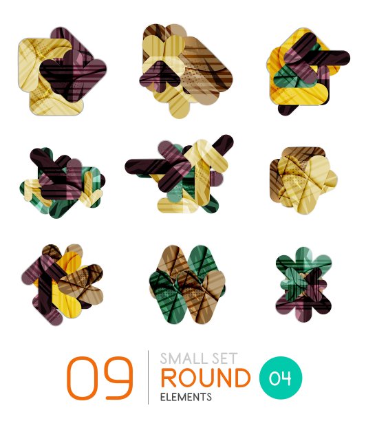 现代商业信息图表模板图片下载