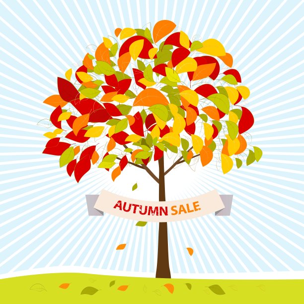 秋季销售主题图片下载