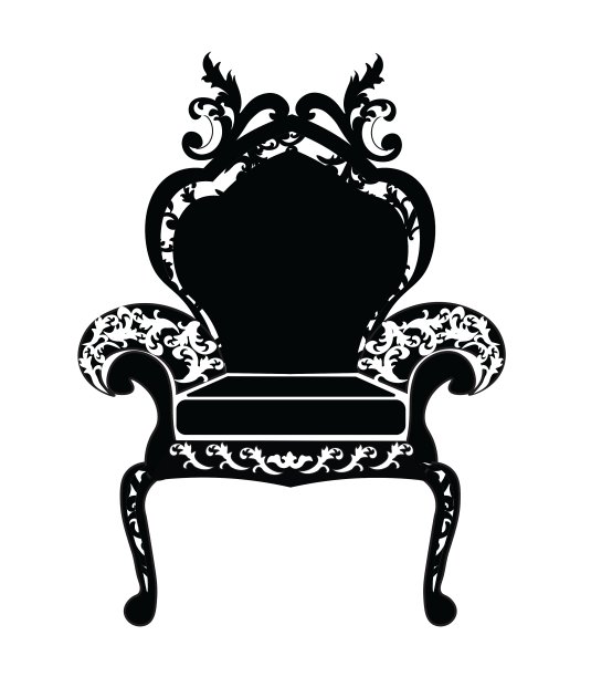 经典的皇室扶手椅图片下载