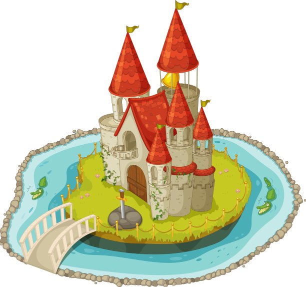 卡通城堡图片下载