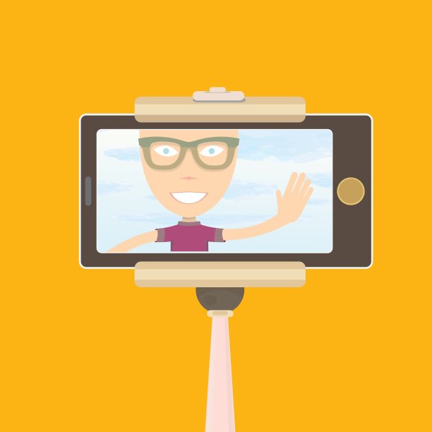 用智能手机单脚自拍图片下载