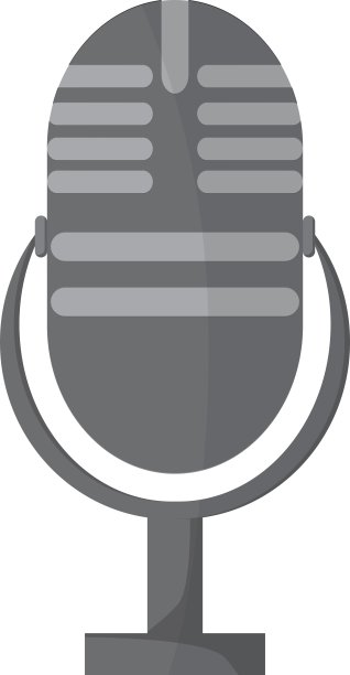 复古的麦克风图标图片下载