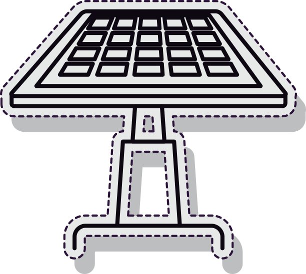 面板太阳能隔离图标图片下载