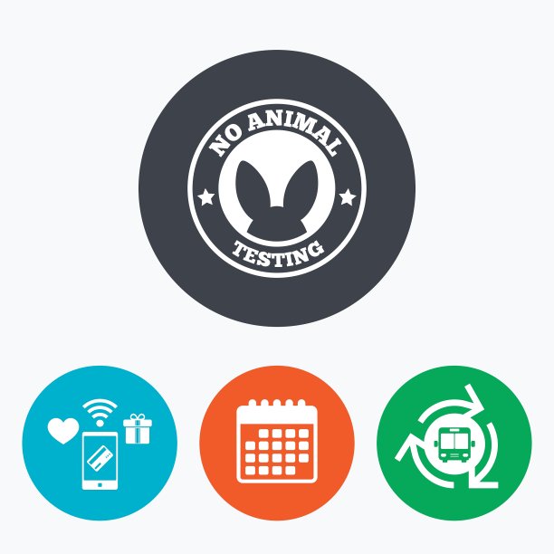 没有动物测试标志图标没有测试符号图片下载