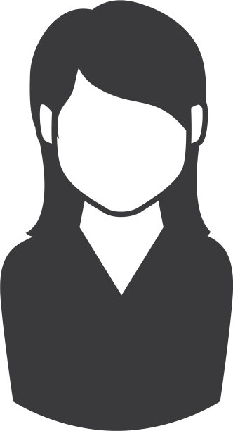 女娃女发人脸头像图片下载