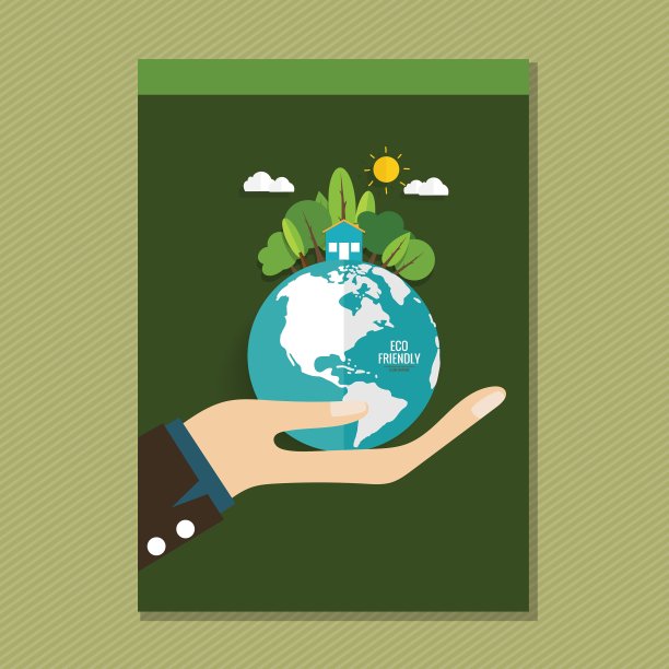 宣传册传单设计布局模板生态图片下载