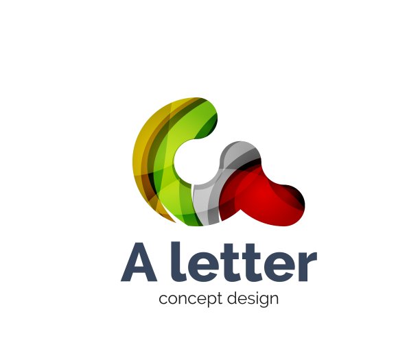 一个字母字母圆形风格的企业标志图片下载