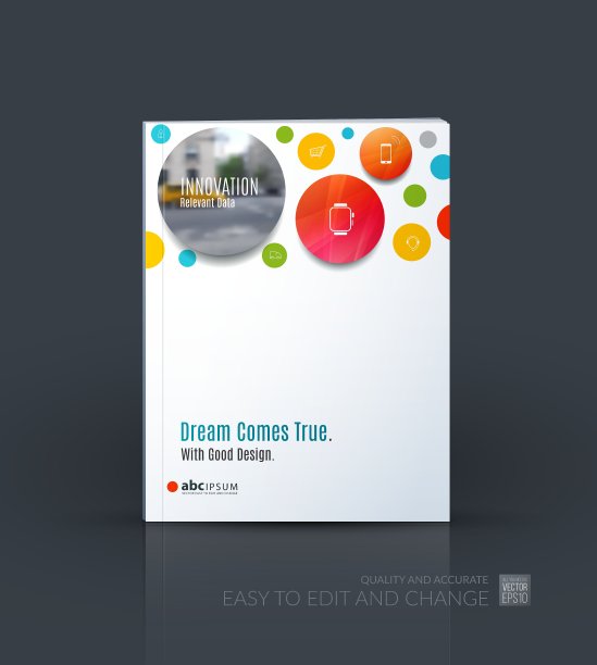 商业宣传册模板布局封面图片下载