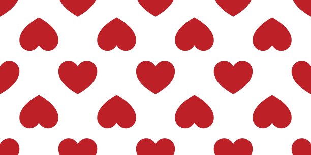 无缝装饰的心图片下载