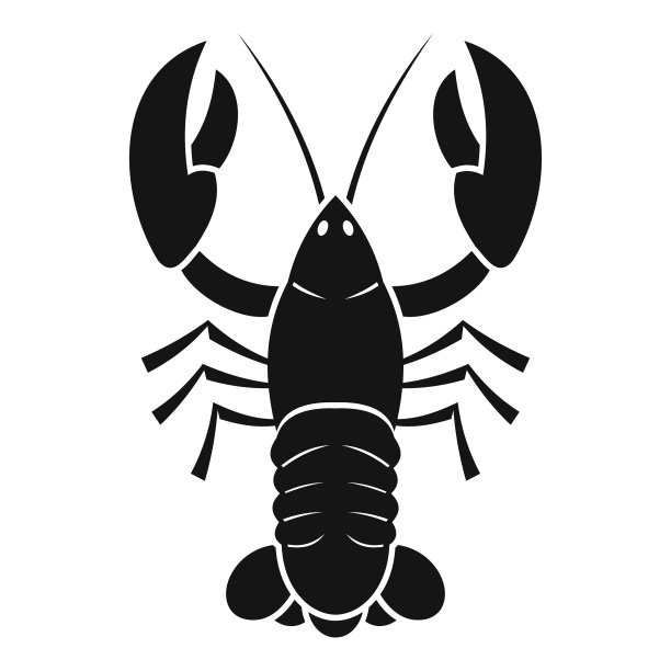 小龙虾图标风格简单图片下载