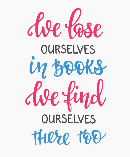 阅读书籍的灵感排版图片下载