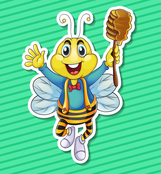 蜜蜂和蜂蜜图片下载