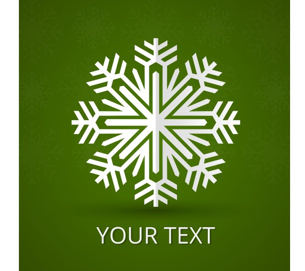 彩色背景上的纸雪花图片下载