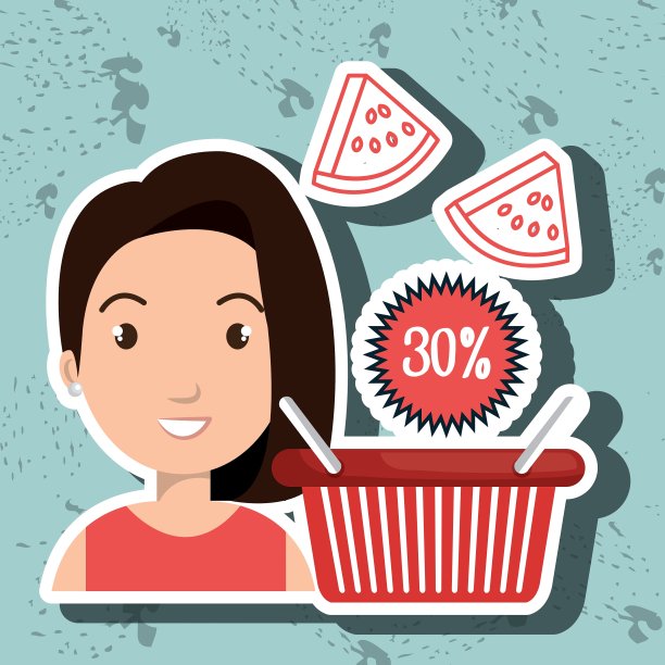 性格买折扣水果图片下载