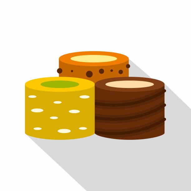 土耳其软糖图标平坦风格图片下载