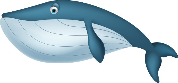 卡通可爱的鲸鱼图片下载