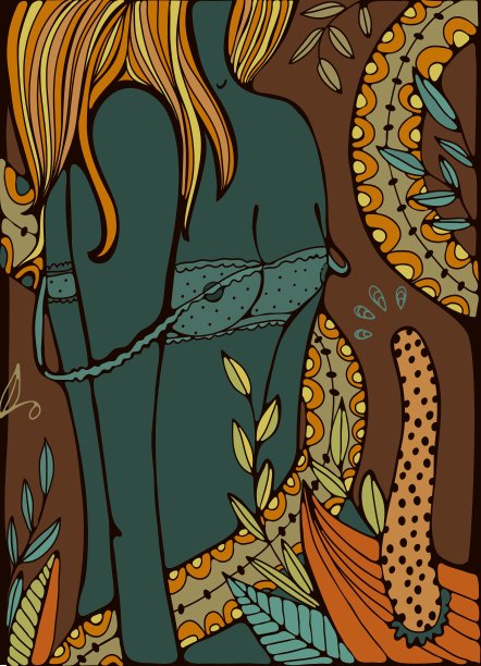 美丽的女人正在脱衣图片下载