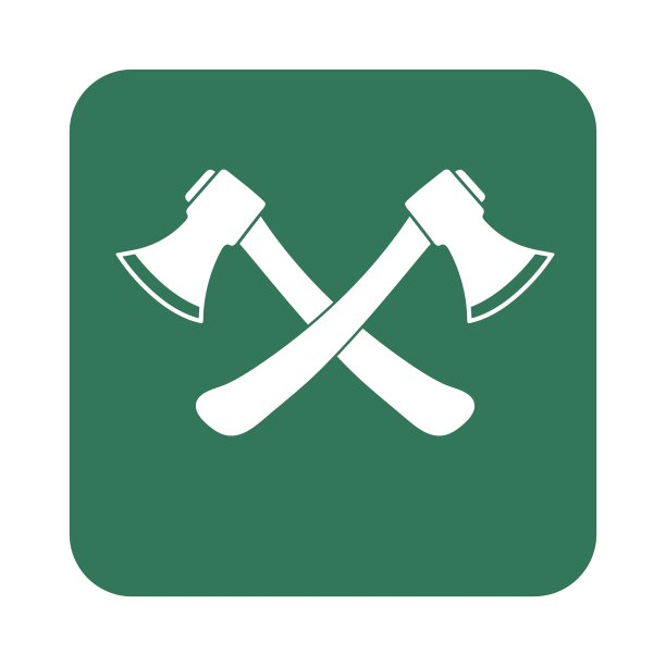 斧头图标扁平风格符号图片下载