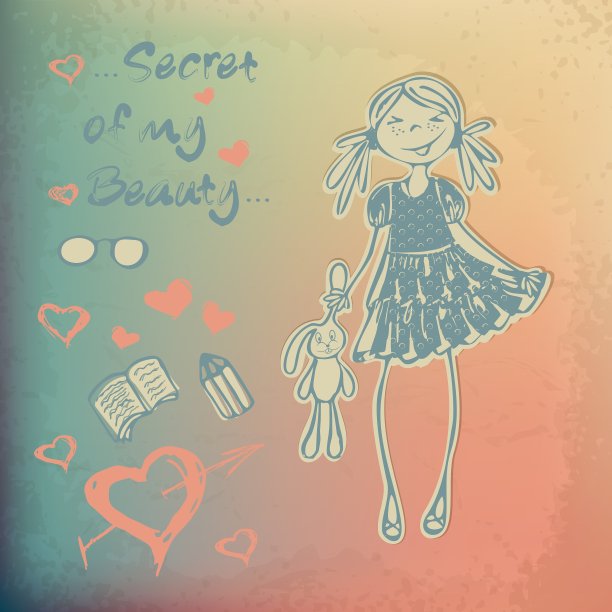 可爱的女孩图片下载