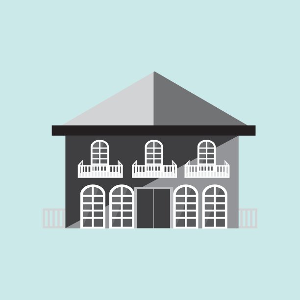 住宅图标设计图片下载