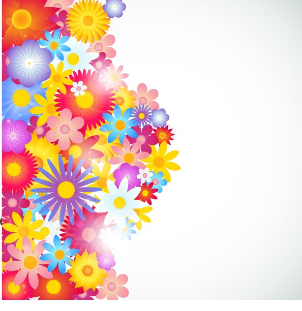 花卉背景宣传册模板图片下载