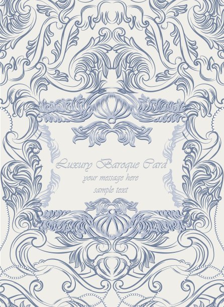 复古蕾丝邀请卡与装饰品图片下载