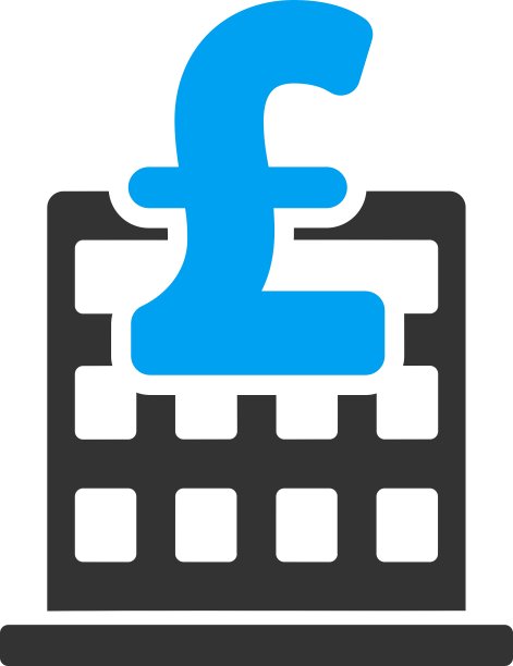 庞德金融公司大厦平面图标图片下载