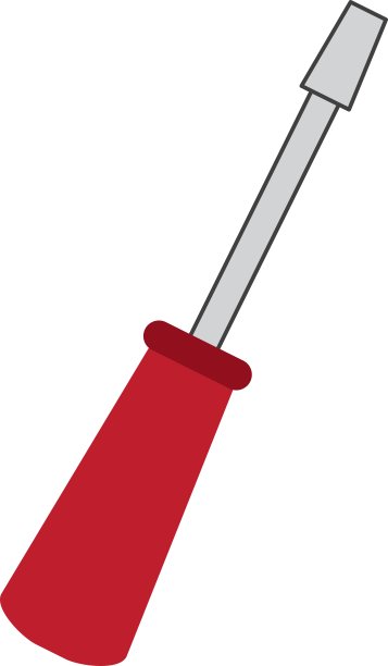 单一的螺丝刀图标图片下载