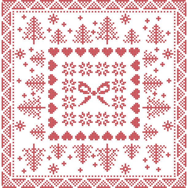 圣诞快乐瓦与雪花星星鞠躬图片下载