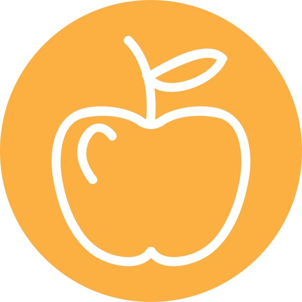 苹果鲜果图标图片下载