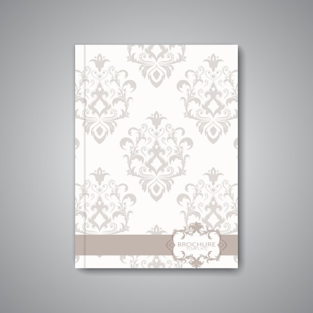 宣传册的现代抽象模板布局图片下载