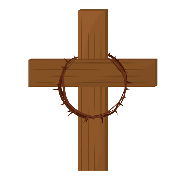 十字架和荆棘王冠图片下载