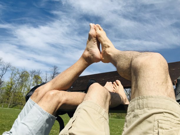 夏日家庭基金日与日光浴，爱和欢乐图片下载