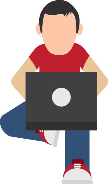 人用笔记本电脑图标图片下载