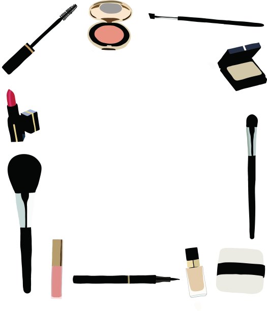 化妆品镜架图片下载