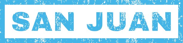 圣胡安橡胶邮票图片下载