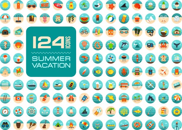 夏季图标设置夏季假期图片下载
