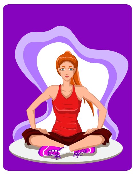 女人练瑜伽图片下载