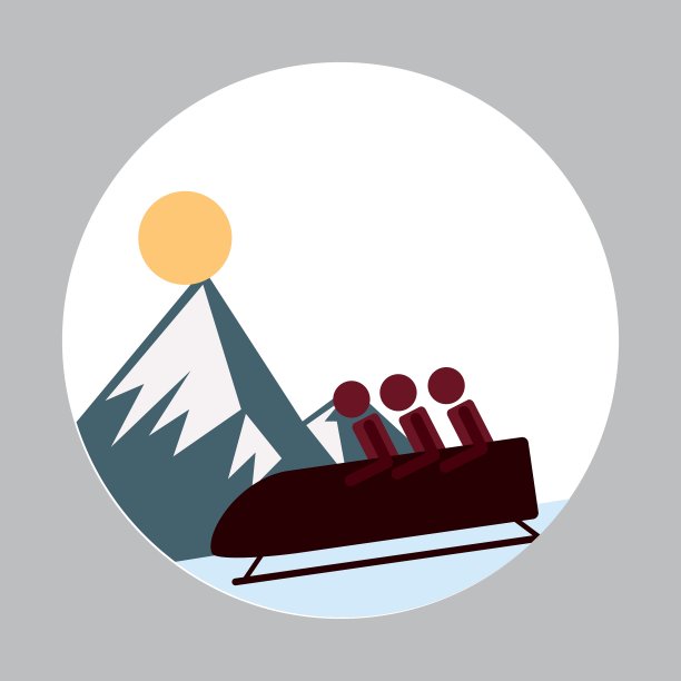 冬季运动设计图片下载