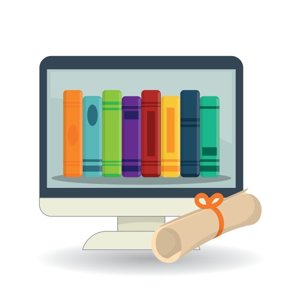 教育设计大学图标丰富多彩图片下载