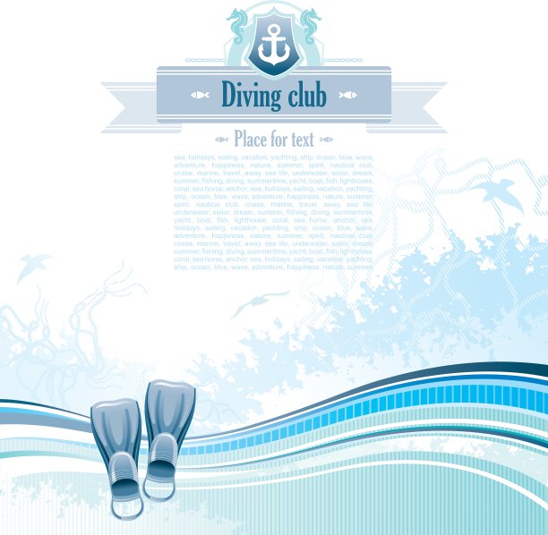 海背景在蓝色与网泡沫和图片下载