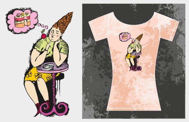 做蛋糕的美梦图片下载