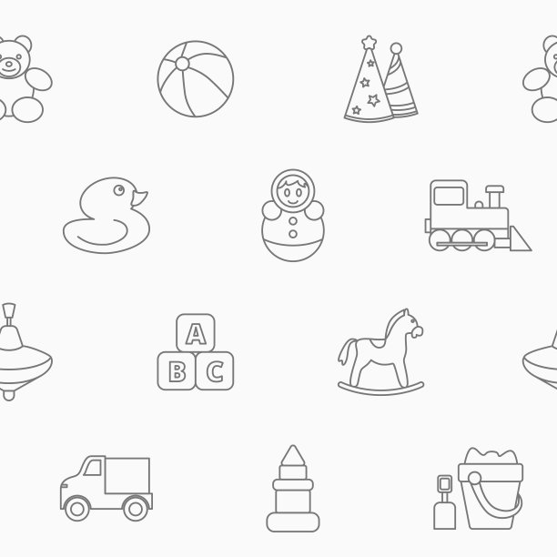 儿童玩具背景02-06图片下载