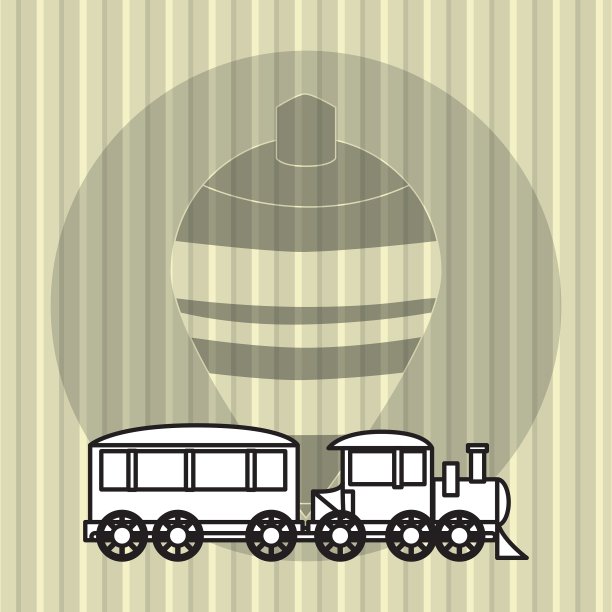 玩具设计童年图标平坦图片下载