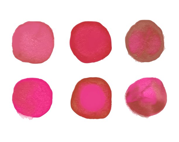 水彩点集彩色水彩图片下载