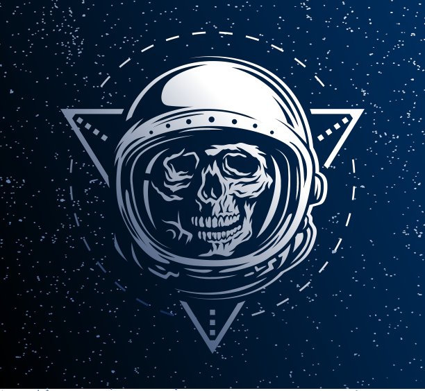 穿着太空服死去的宇航员图片下载