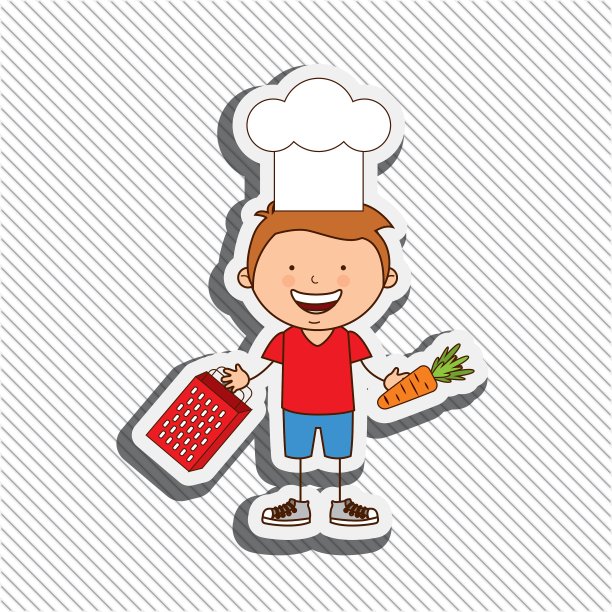 孩子们烹饪设计图片下载