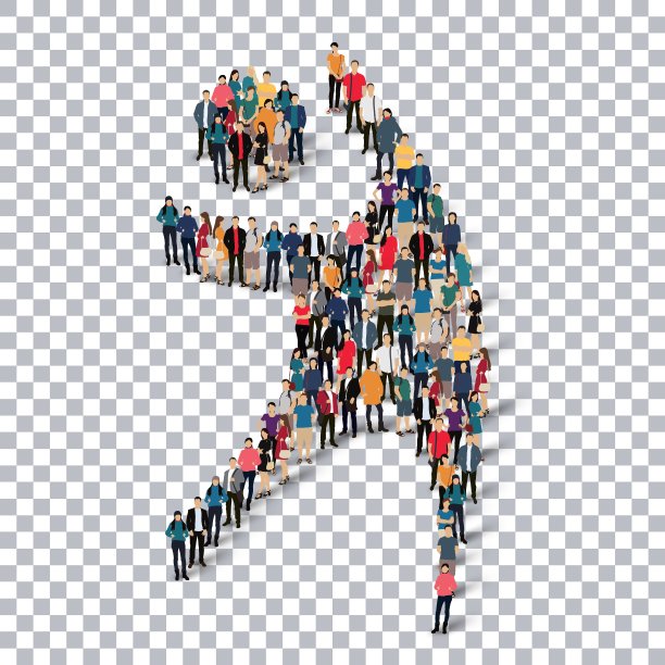 人符号人3d透明图片下载