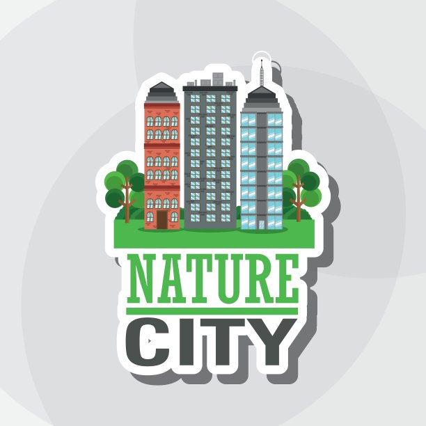 自然的城市设计图片下载