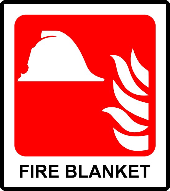 火毯标志图片下载